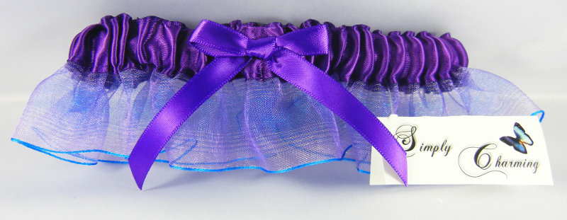 Purple Ombre garter